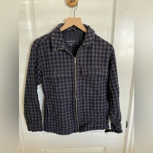 Blue/purple and black Abercrombie & Fitch XS Jacket